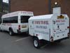 Van with trailer